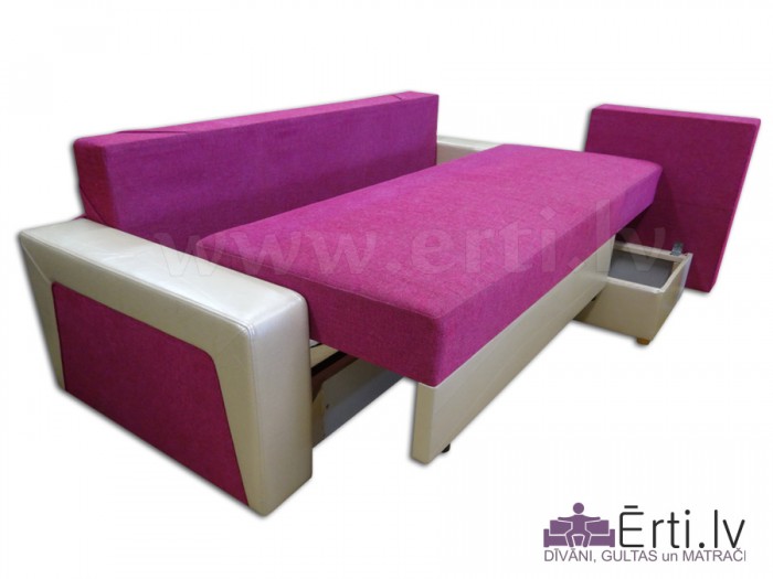 Simba ST – Stilīgs izvelkamais stūra dīvāns-gulta