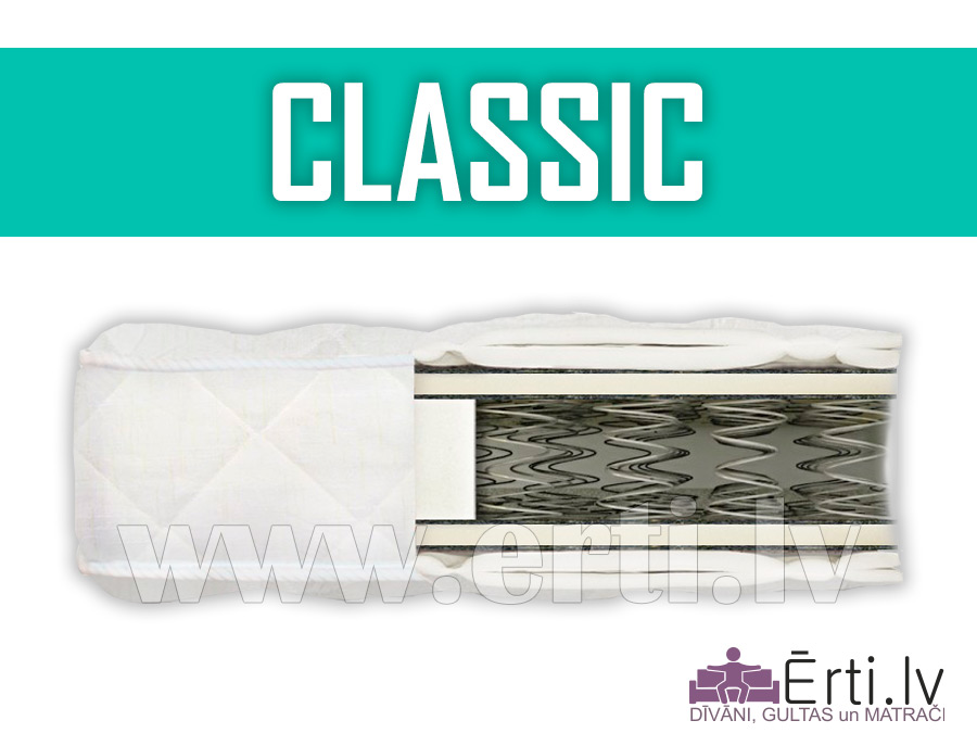 Classic – Labs un lēts atsperu matracis