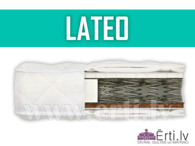 Lateo – matracis par saprātīgu cenu ar lateksu un kokosu