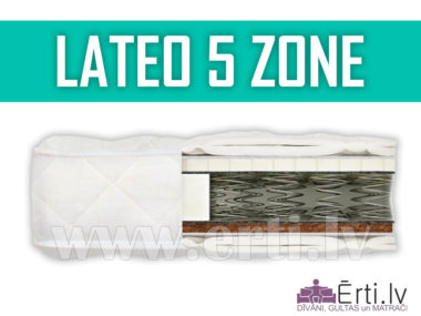 Lateo 5 Zone – Komfortabls matracis ar lateksu