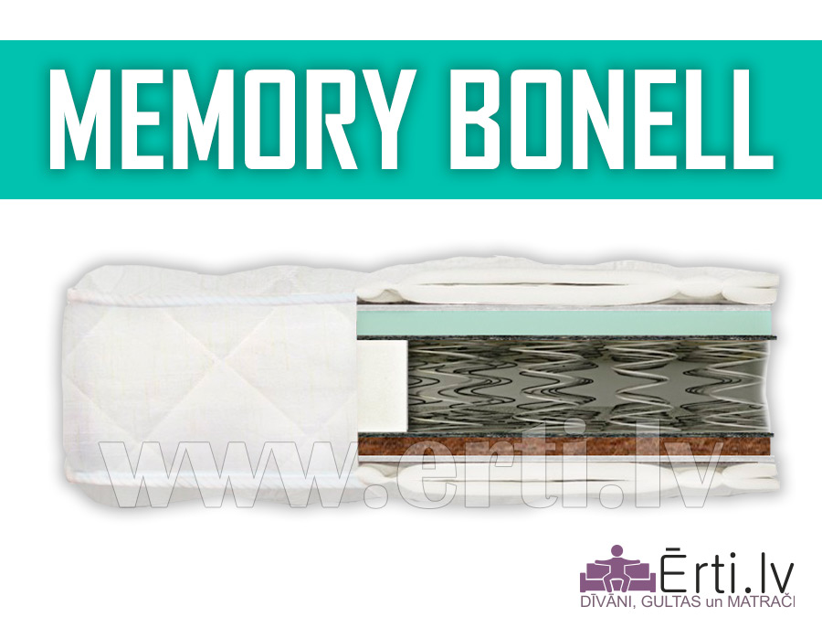 Memory Bonnell – Ērts un lēts memory matracis