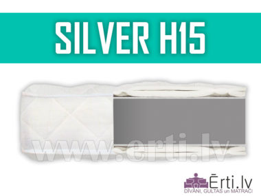 1424Silver H15 – Komfortabls bezatsperu matracis.