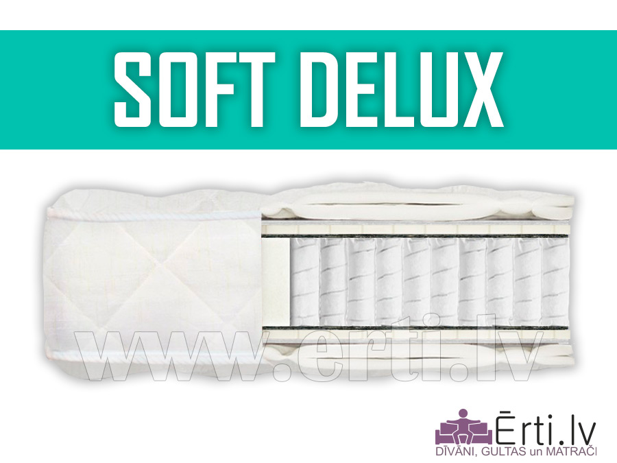 Soft DeLux – Мягкий, анатомический матрас с латексом с обеих сторон.