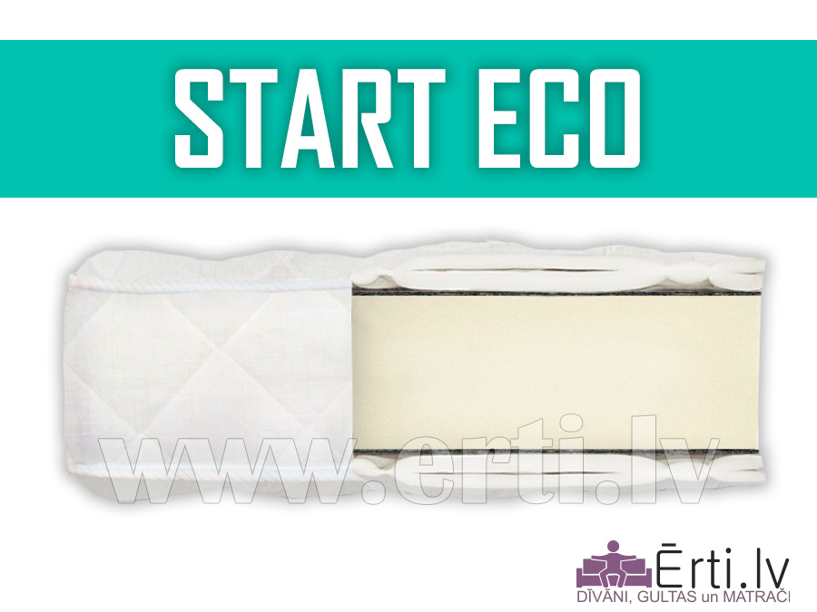 Start ECO – Дешевый беспружинный матрас с ортопедическим ефектом