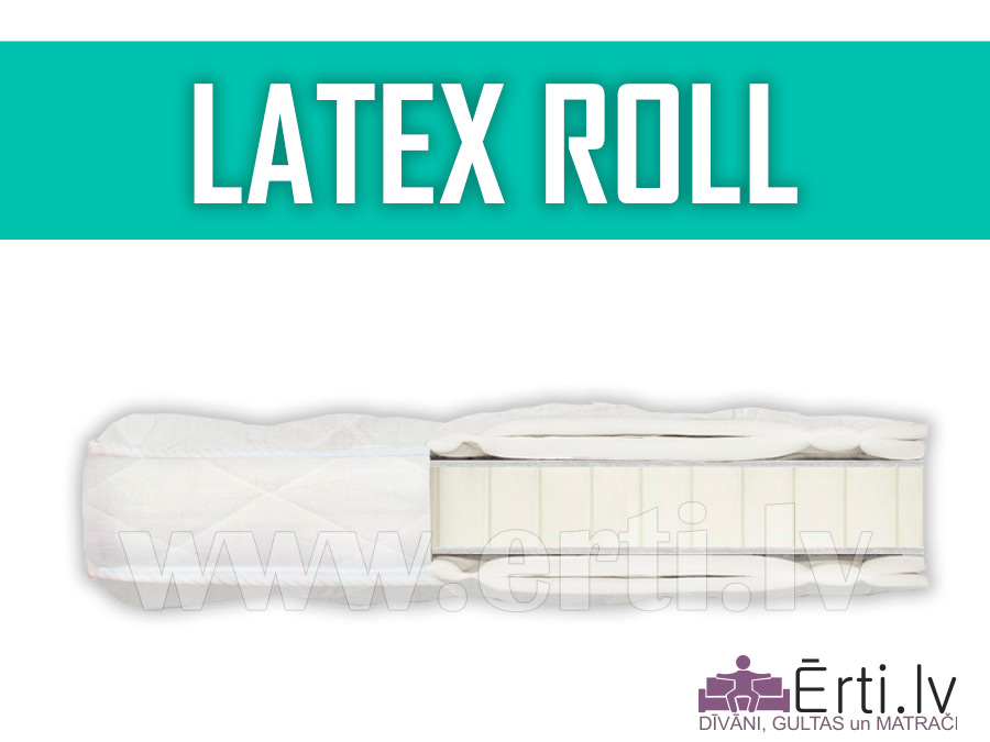 Latex Roll – Mīksts, elpojošs virsmatracis