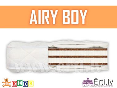 Airy Boy – Hipoalerģisks bērnu matracis ar kokosu