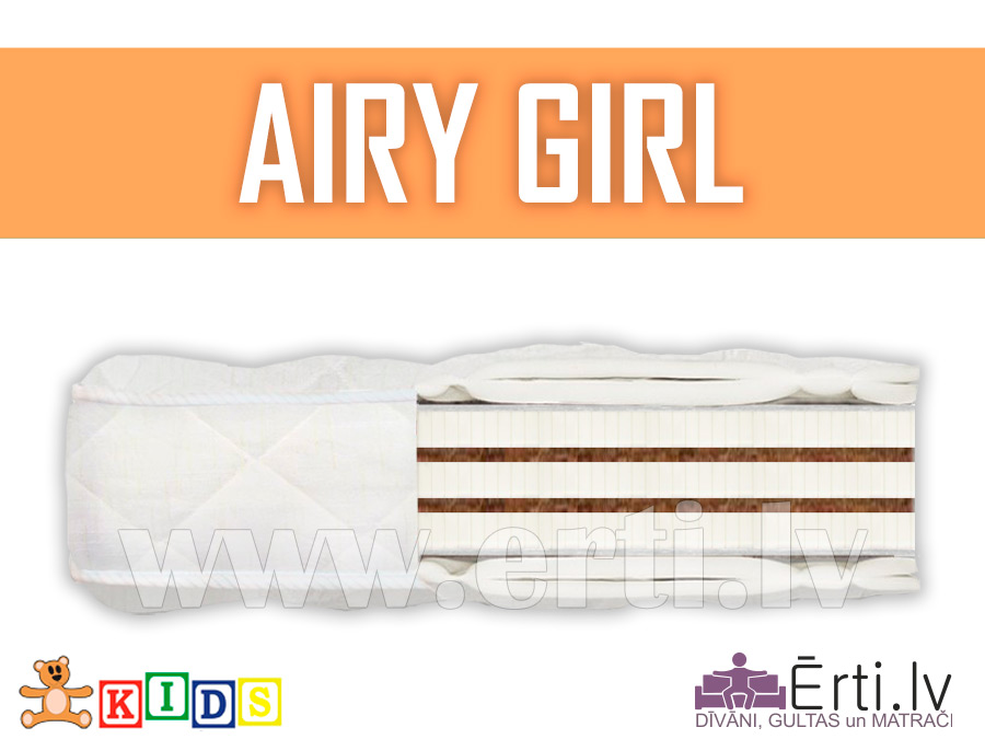 Airy Girl – Гипоаллергенный Детский Матрас С Кокосом