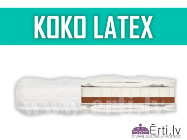 3724Koko Latex –  dažādām gaumēm divpusējs virsmatracis