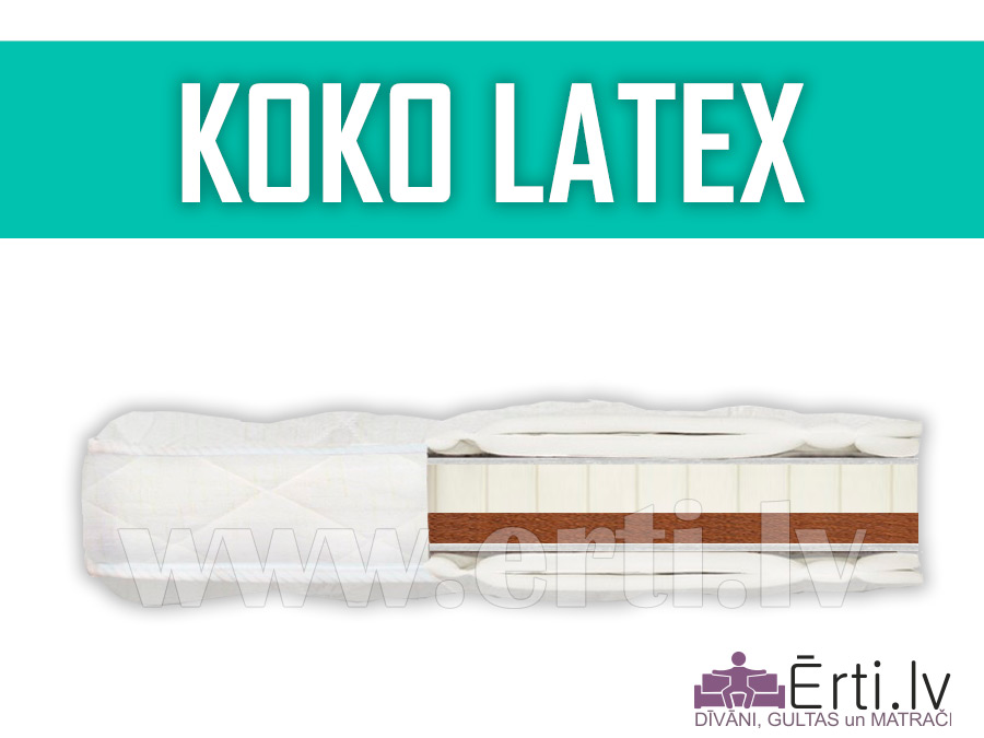 Koko Latex –  dažādām gaumēm divpusējs virsmatracis