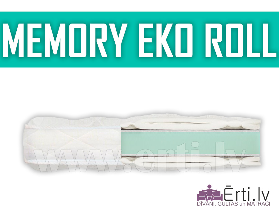 Memory Eco roll – наматрасник из пены Memory Foam