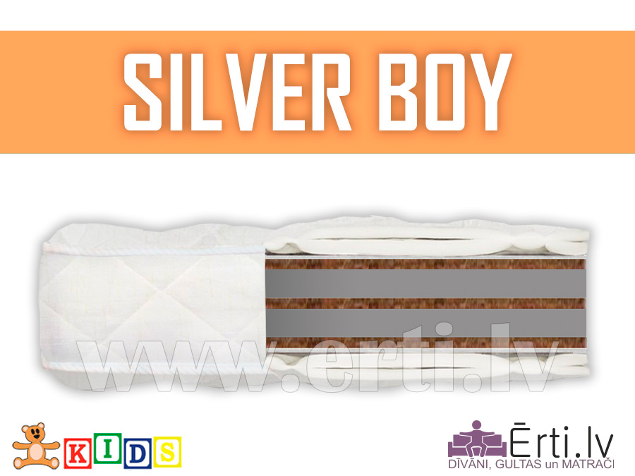 Silver Boy – Hipoalerģisks bērnu matracis ar kokosu