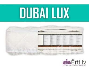 Dubai Lux – Elitārs matracis ar lateksu un kokosriekstu šķiedru