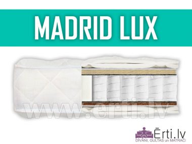 Madrid Lux – Mūsdienīgs, labi ventilējams matracis