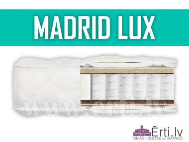 4566Madrid Lux – Mūsdienīgs, labi ventilējams matracis