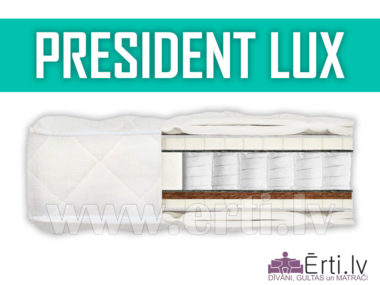 4626President Lux – Mīksts matracis ar lateksu un kokosu