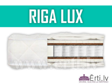 Riga Lux – Elitārs matracis ar gaisīgo lateksu un stingro kokosriekstu šķiedru