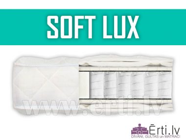 Soft Lux – Mīksts, anatomisks matracis ar lateksu no abām pusēm