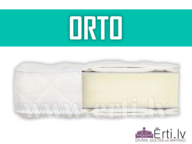 Orto – Lēts bezatsperu matracis ar ortopedisku efektu