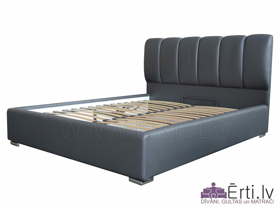Кровать OLYMP – Кровать из ткани с бельевым ящиком