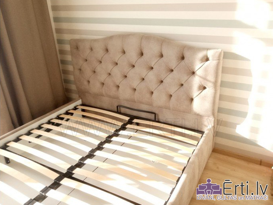 Кровать VARNA – Кровать из ткани с бельевым ящиком