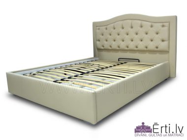 6867Gulta QUEEN – Klasiski eleganta gulta ar veļaskasti