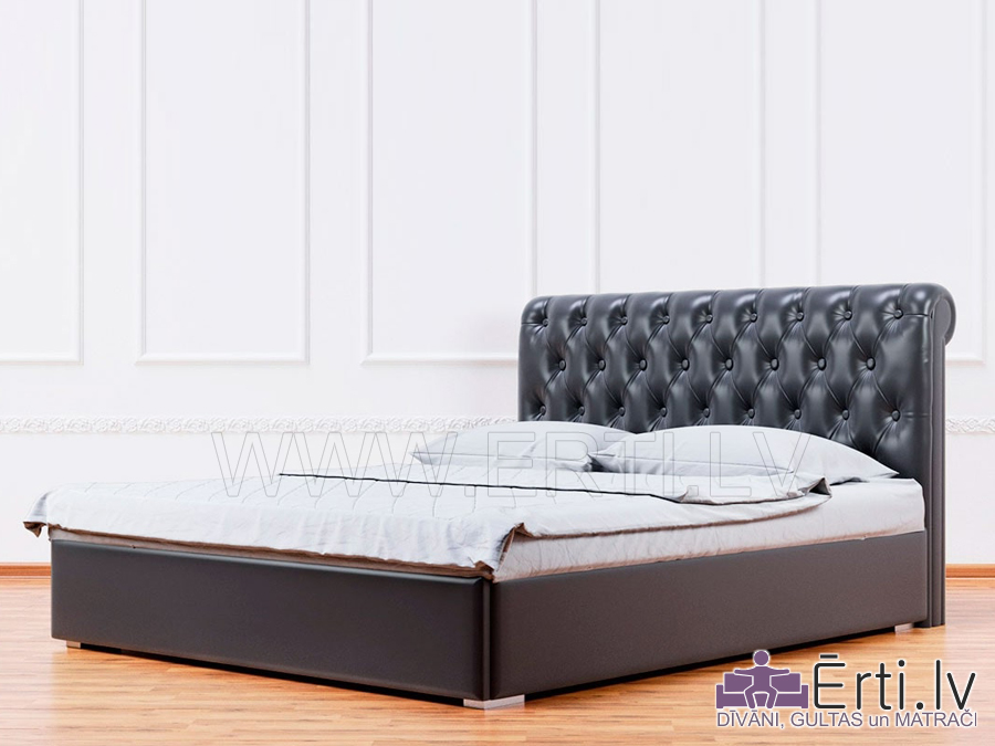 Кровать KLASIKO – Кровать из ткани с бельевым ящиком