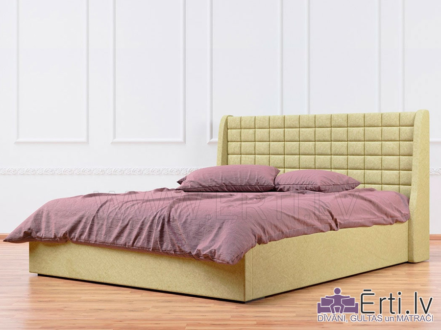 Кровать MEDINA – Кровать из ткани с бельевым ящиком