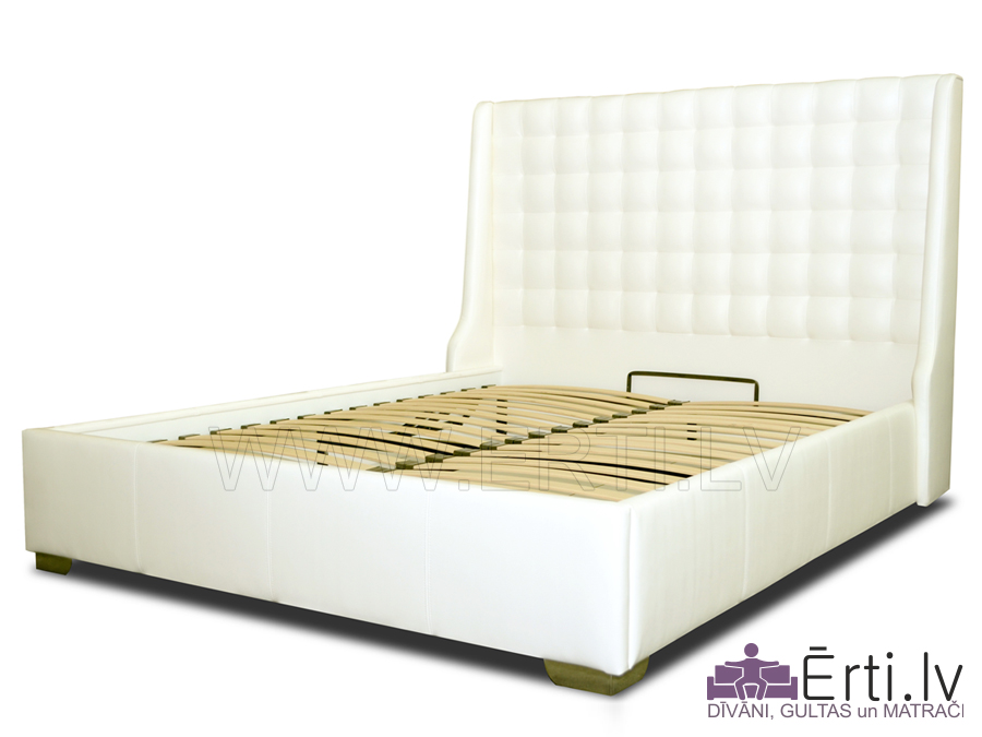 Кровать MEDINA – Кровать из ткани с бельевым ящиком