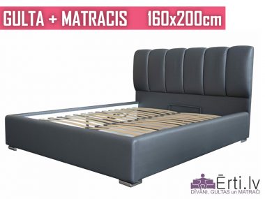 8848Gulta OLYMP + matracis 160x200cm