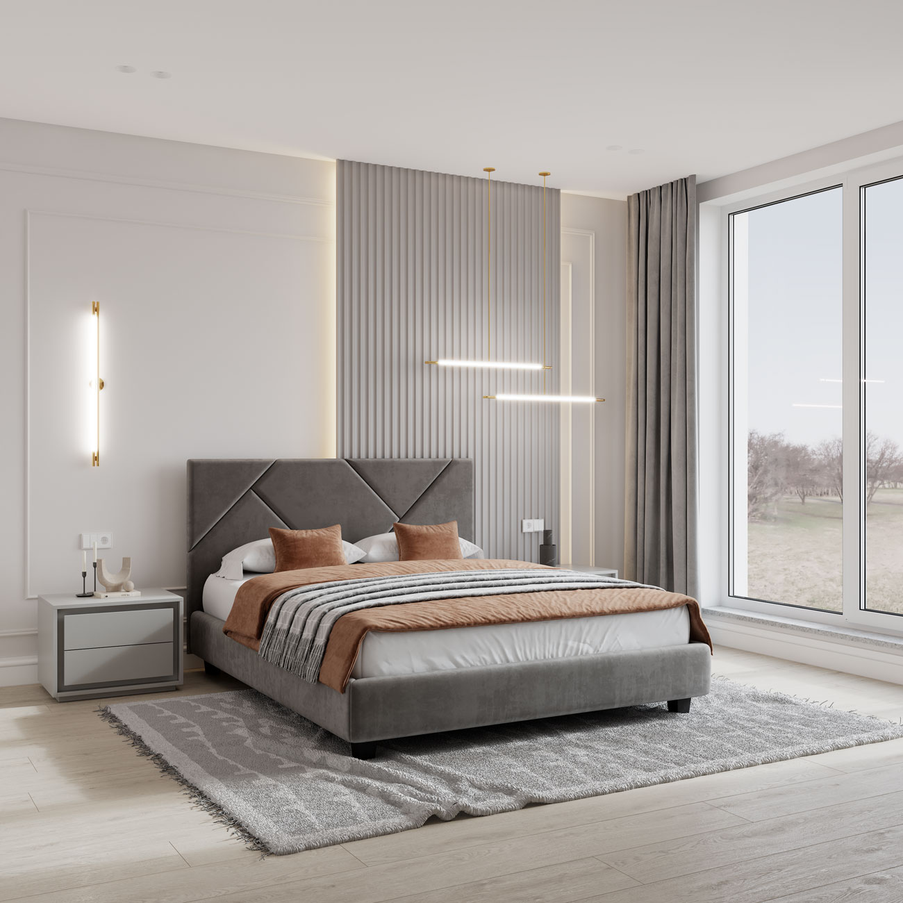 Gulta FARO – Auduma gulta ar veļas kasti